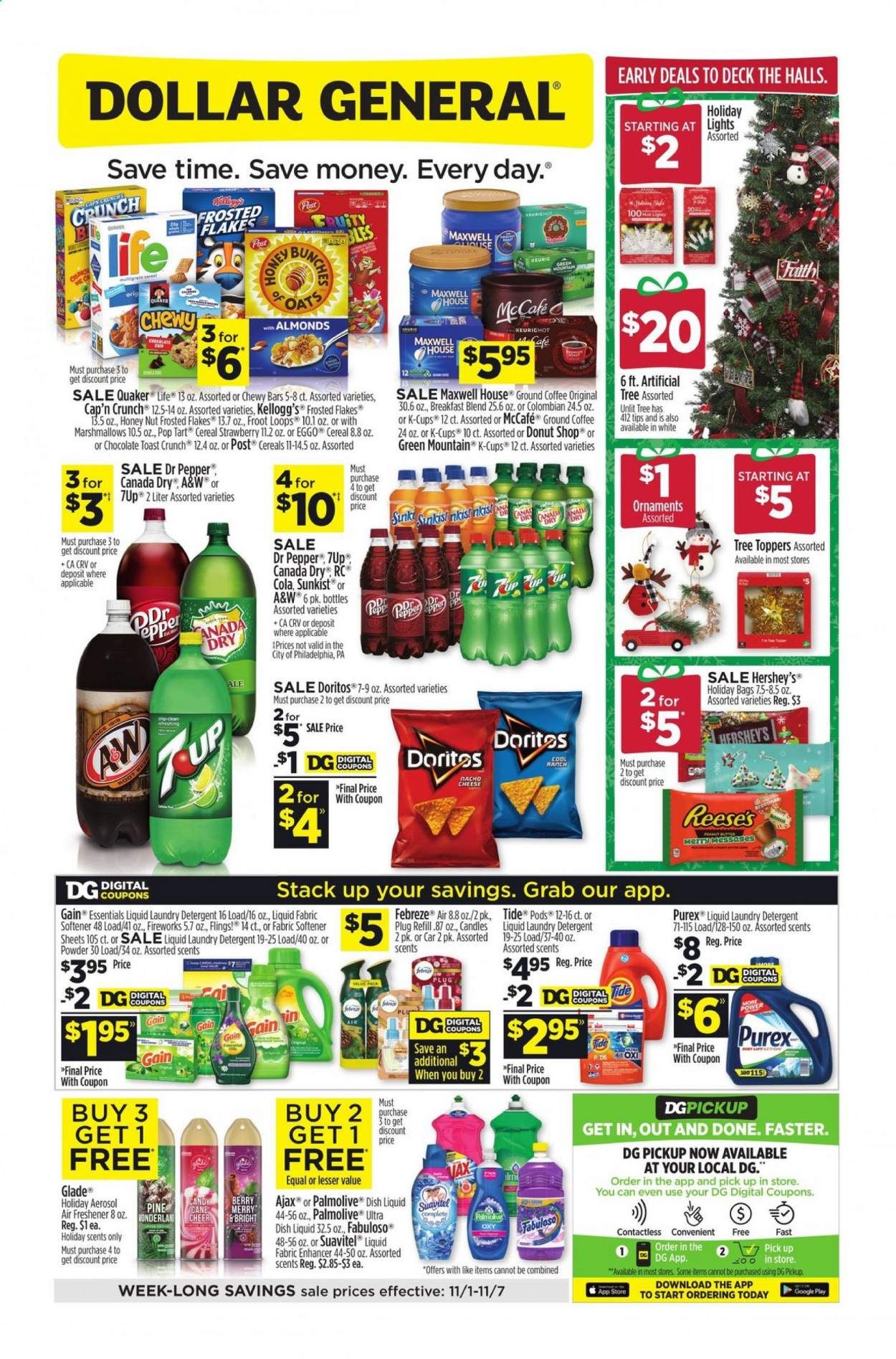 Dollar General Weekly Ad Flyer November 1 to November 7