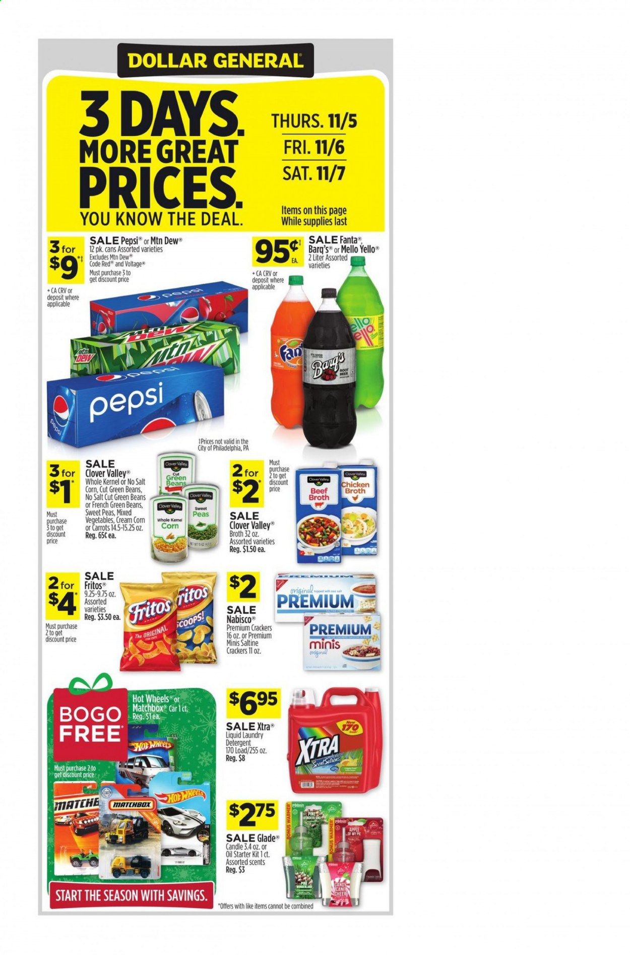 Dollar General (MS) Weekly Ad Flyer November 1 to November 7