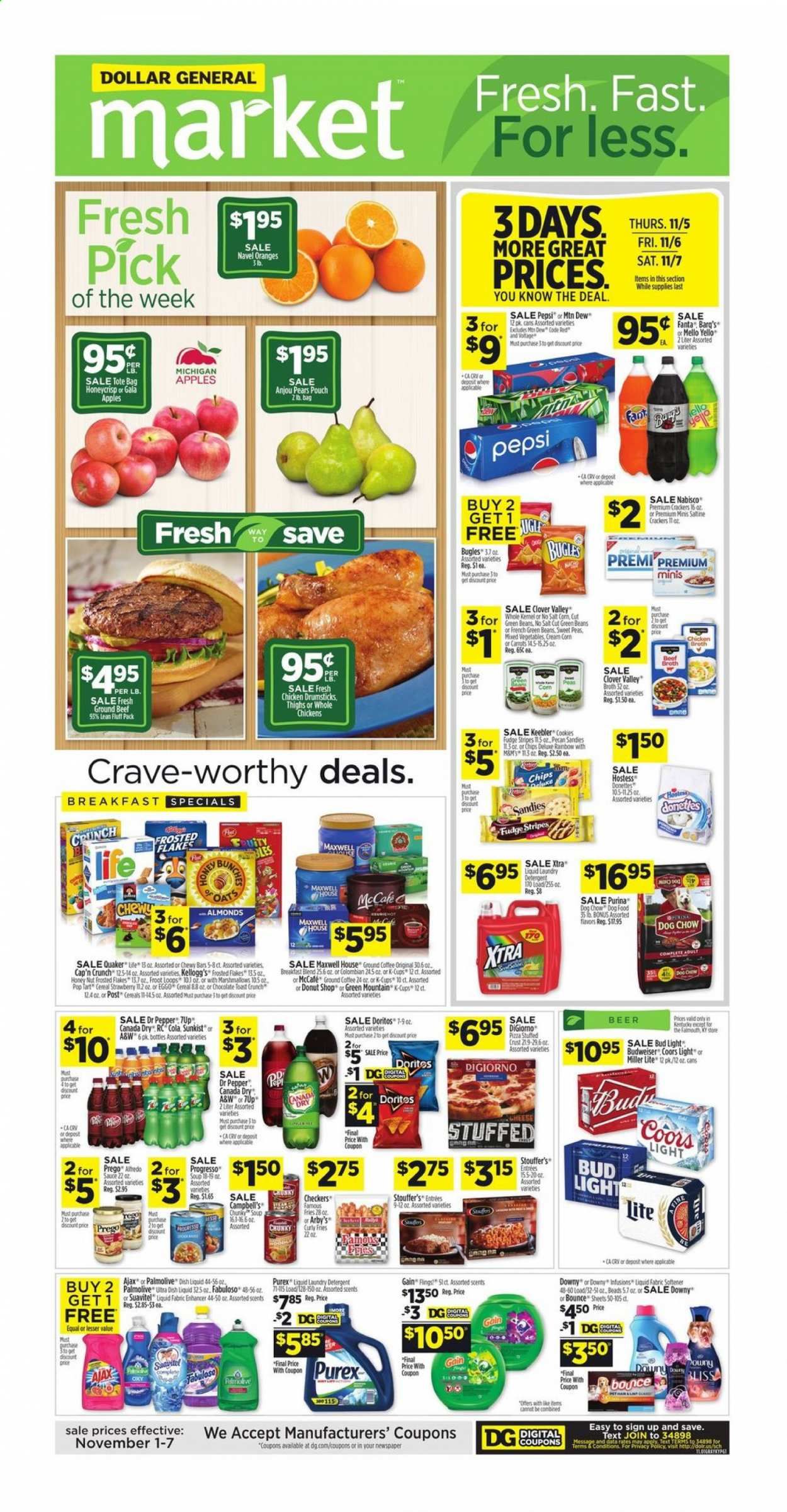 Dollar General (KY) Weekly Ad Flyer November 1 to November 7