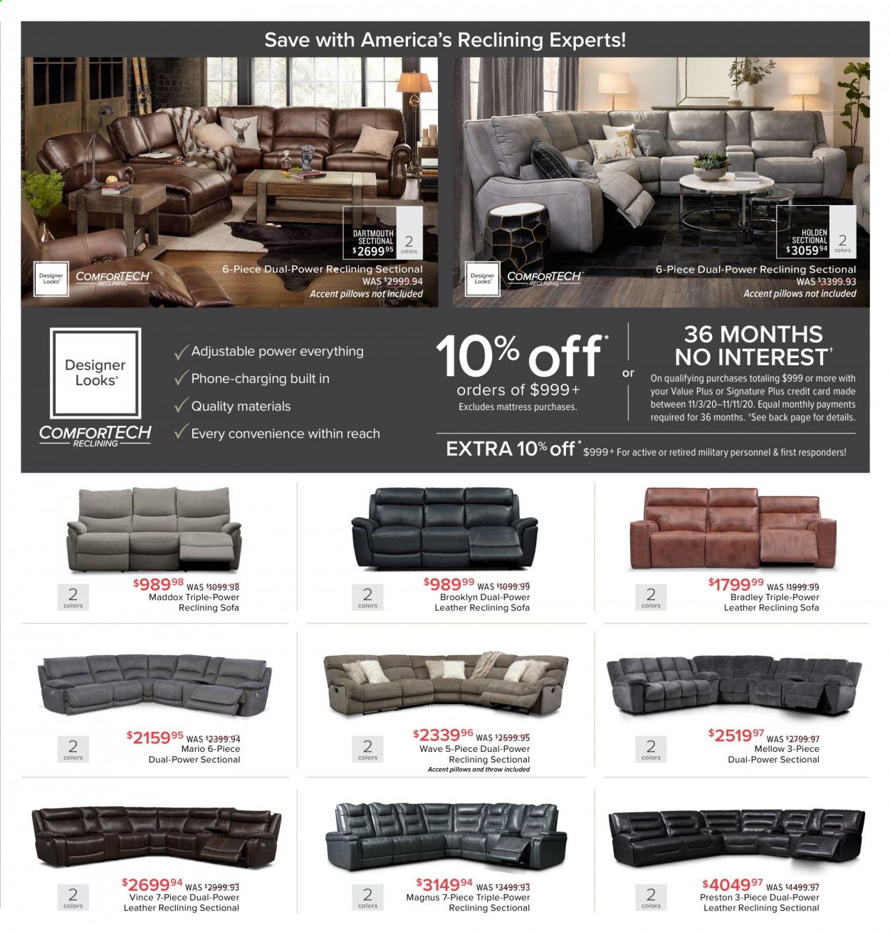 American Signature Furniture Weekly Ad Flyer November 3 to November 11