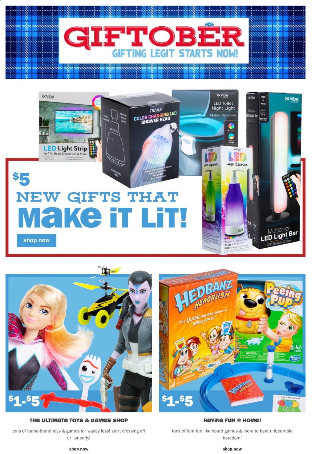 Five Below Weekly Ad Flyer November 3 to November 10