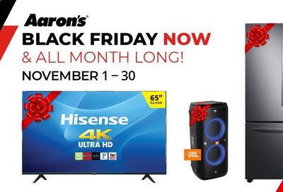 Aaron's Weekly Ad Flyer November 1 to November 30