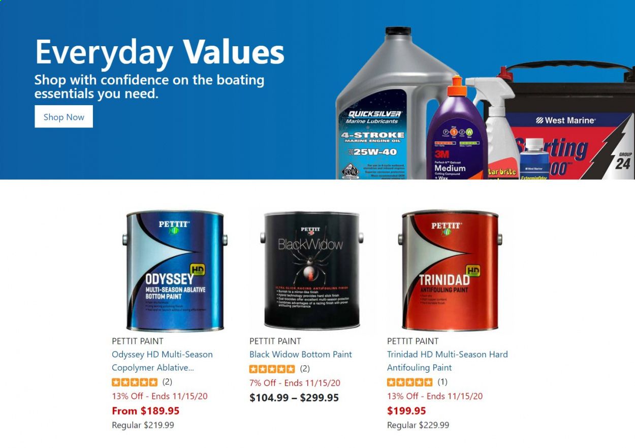 West Marine Weekly Ad Flyer November 3 to November 10
