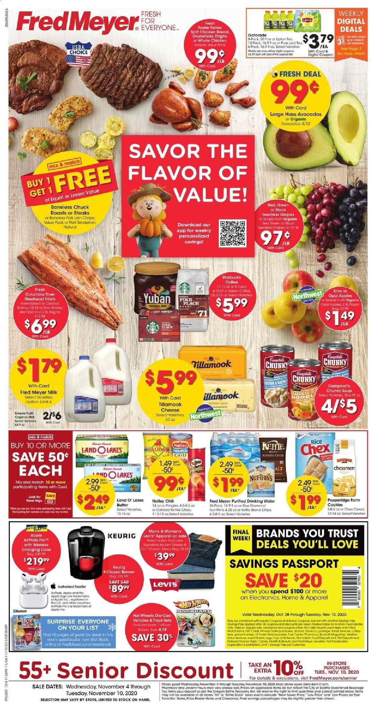 Fred Meyer (DC, DE, NJ, NY, PA, VA) Weekly Ad Flyer November 4 to November 10