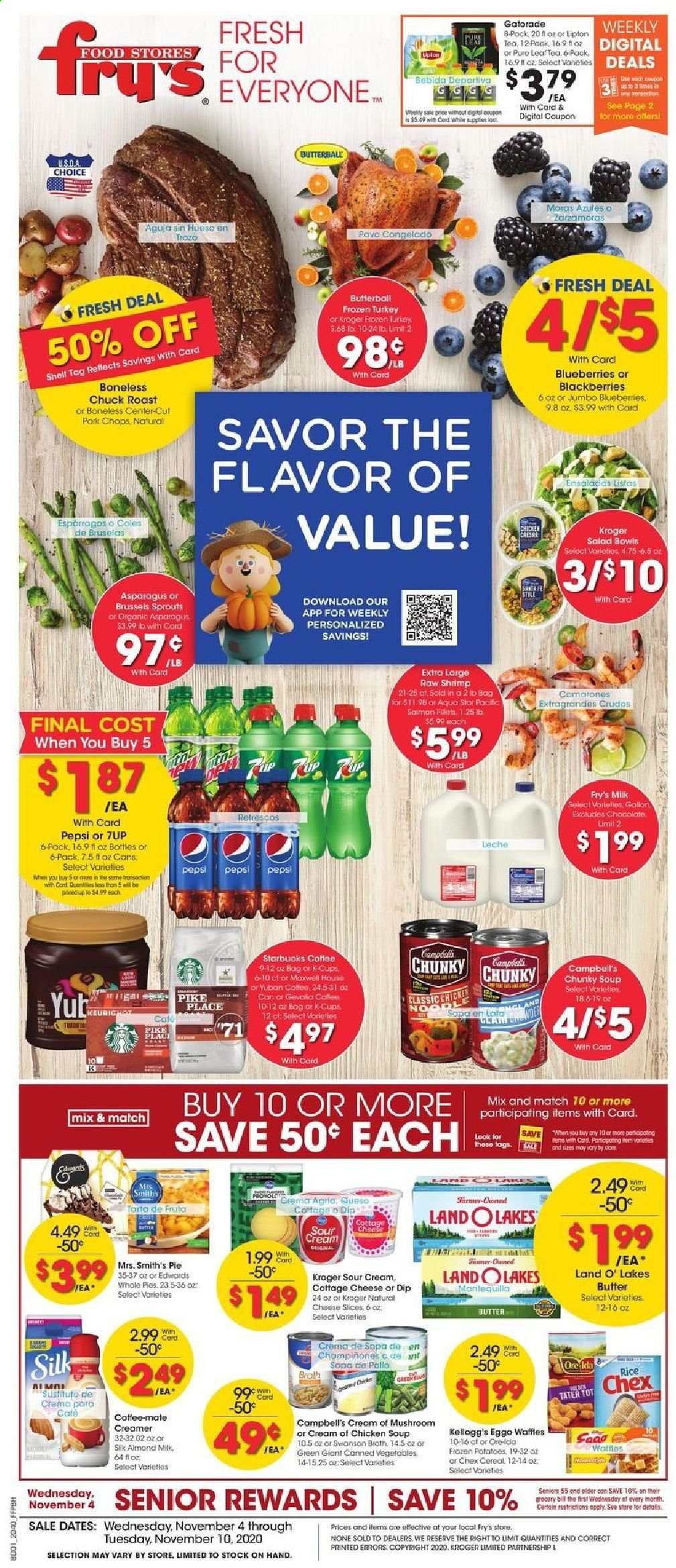 Fry’s (AZ) Weekly Ad Flyer November 4 to November 10