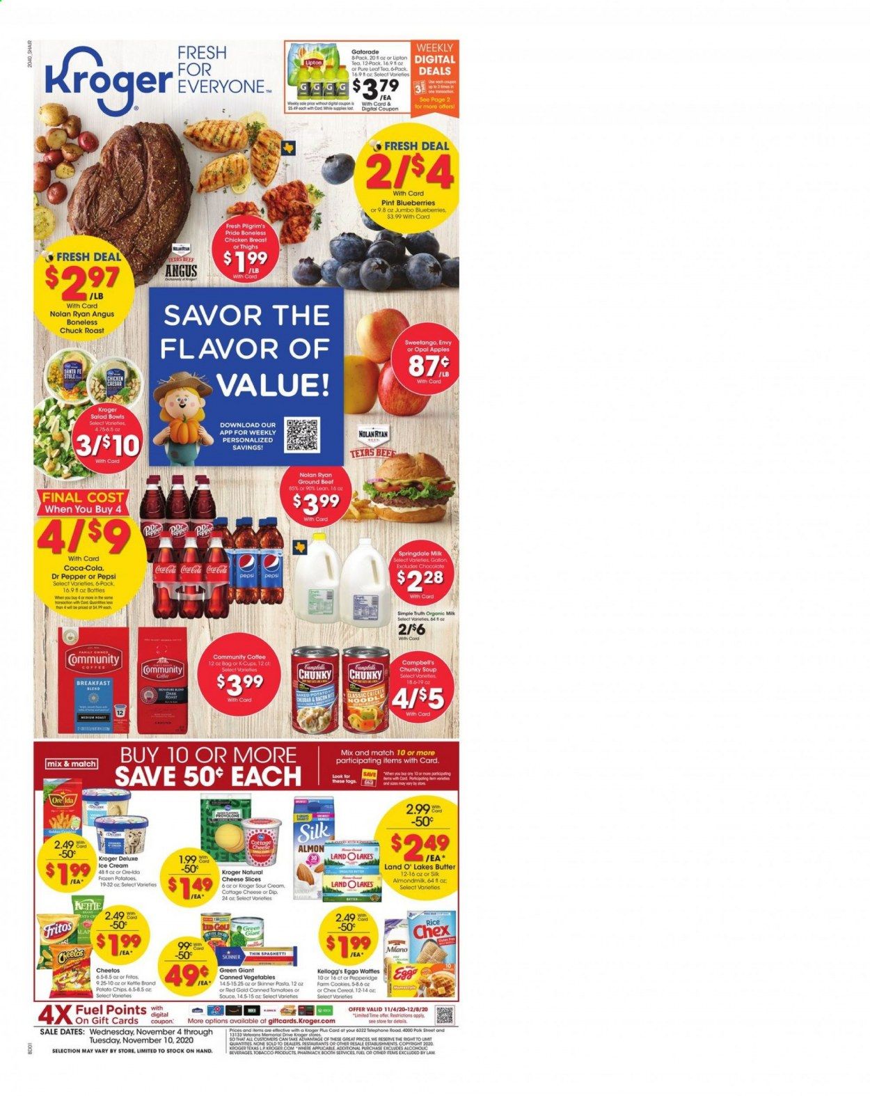 Kroger Weekly Ad Flyer October 28 to November 10