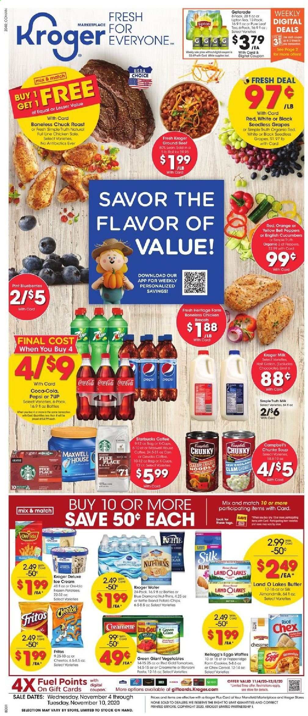 Kroger Weekly Ad Flyer November 4 to November 10