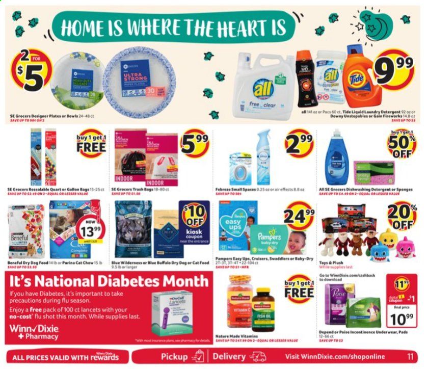 Winn Dixie (AL, FL, GA, LA, MS) Weekly Ad Flyer November 4 to November 10