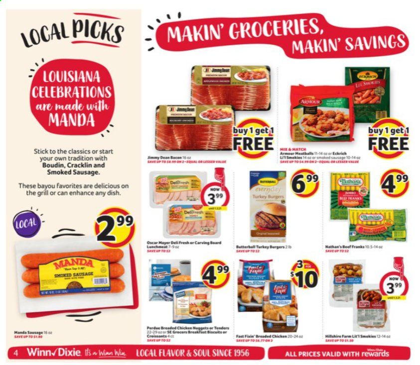 Winn Dixie (AL, FL, GA, LA, MS) Weekly Ad Flyer November 4 to November 10