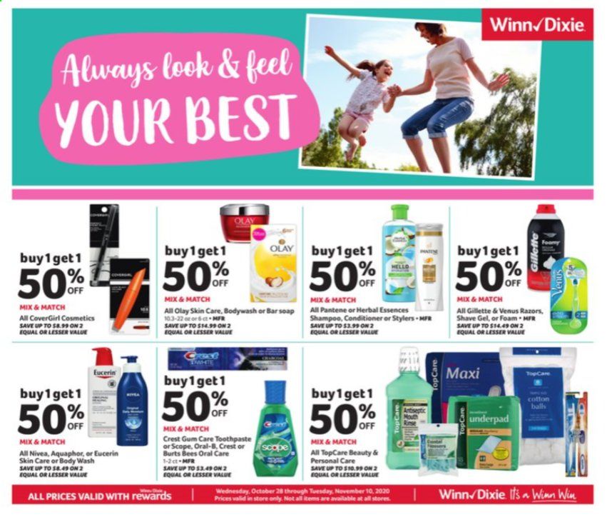 Winn Dixie (AL, FL, GA, LA, MS) Weekly Ad Flyer October 28 to November 10
