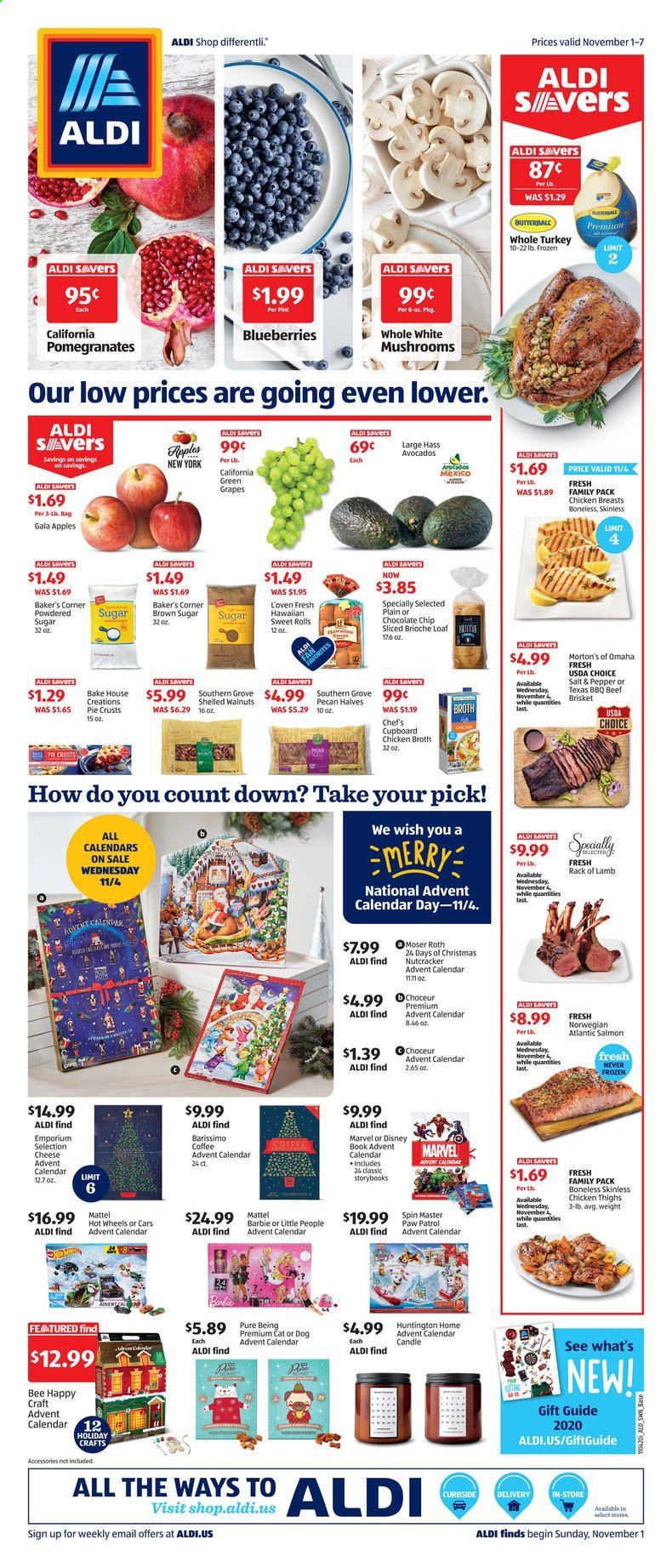 ALDI (CT, MA, NY, RI, VT) Weekly Ad Flyer November 1 to November 7