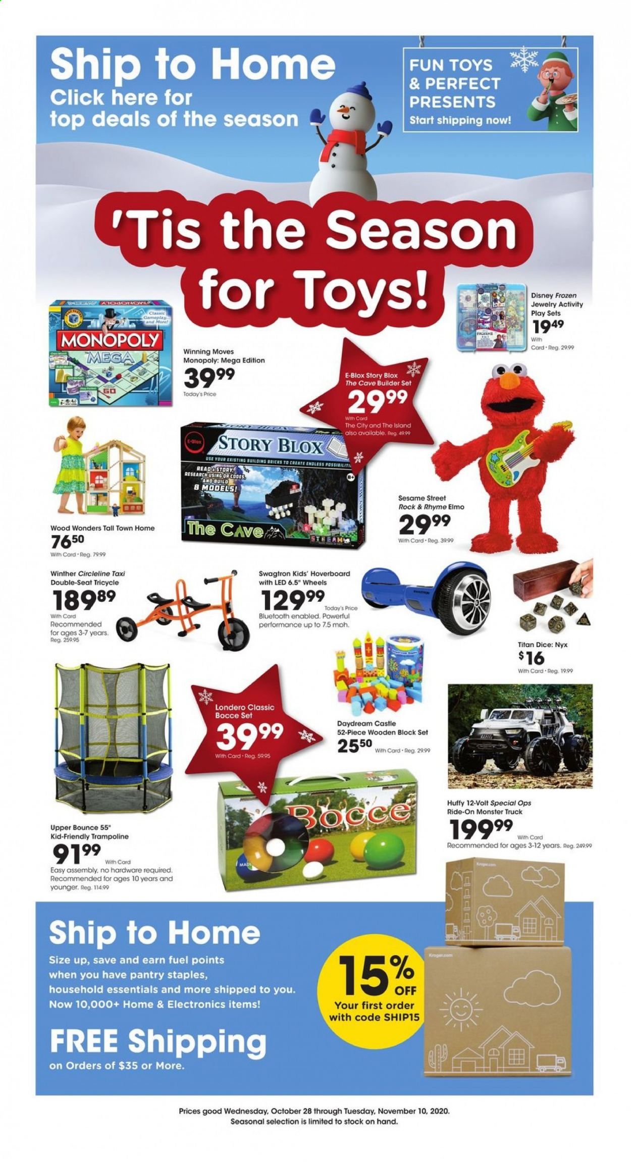 Baker's Weekly Ad Flyer October 28 to November 10
