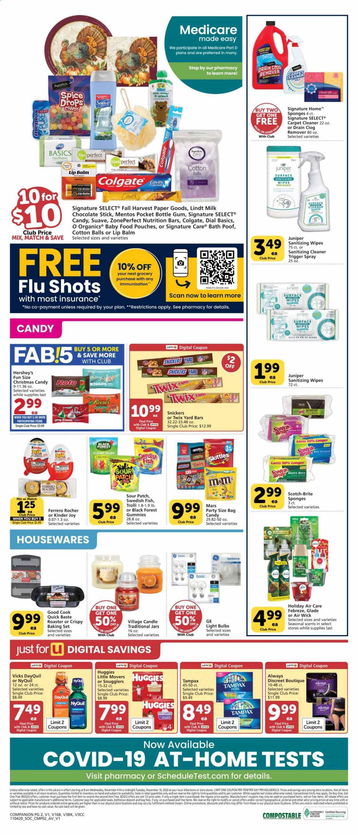 Albertsons Weekly Ad Flyer November 4 to November 10
