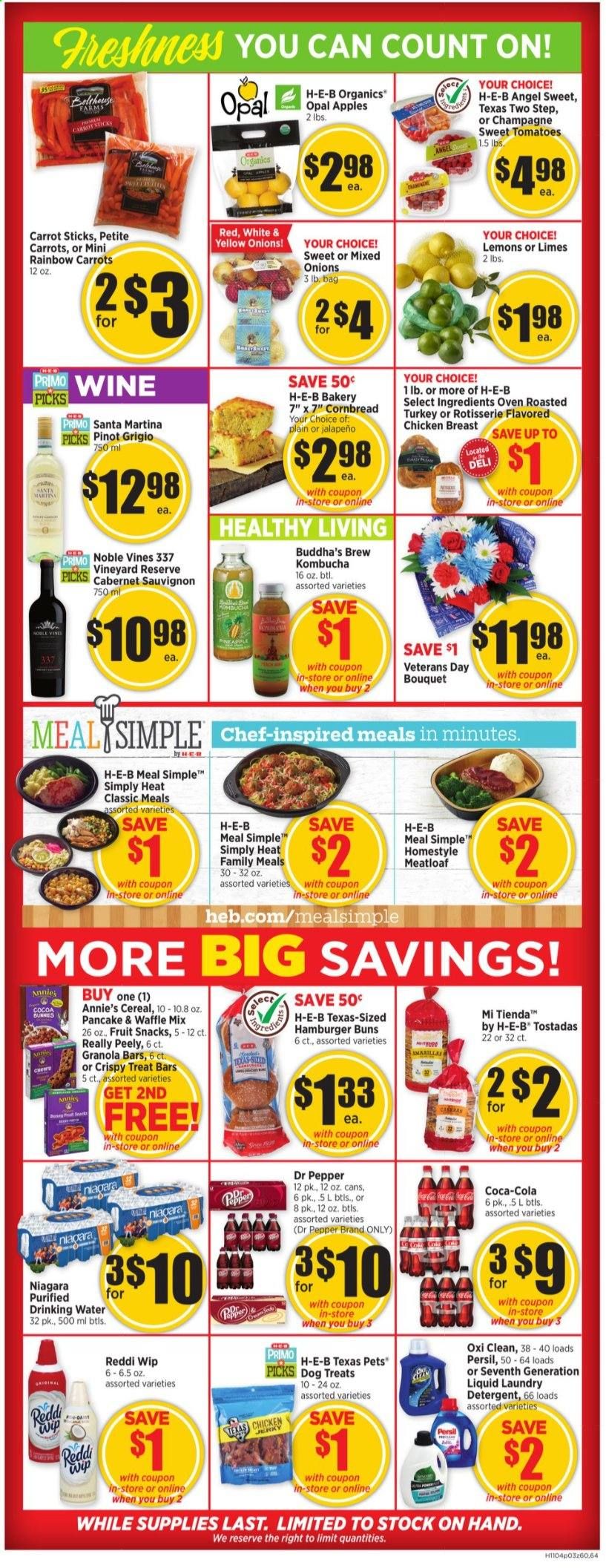 H-E-B (TX) Weekly Ad Flyer November 4 to November 10
