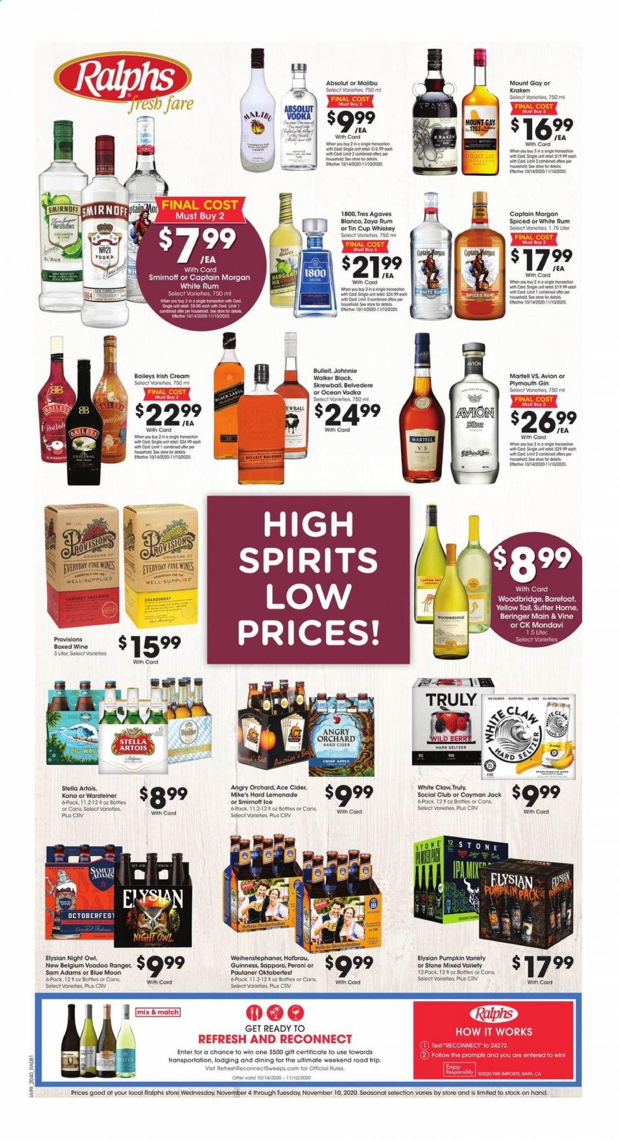 Ralphs fresh fare (DC, DE, FL, GA, MD, NC, SC, VA) Weekly Ad Flyer November 4 to November 10