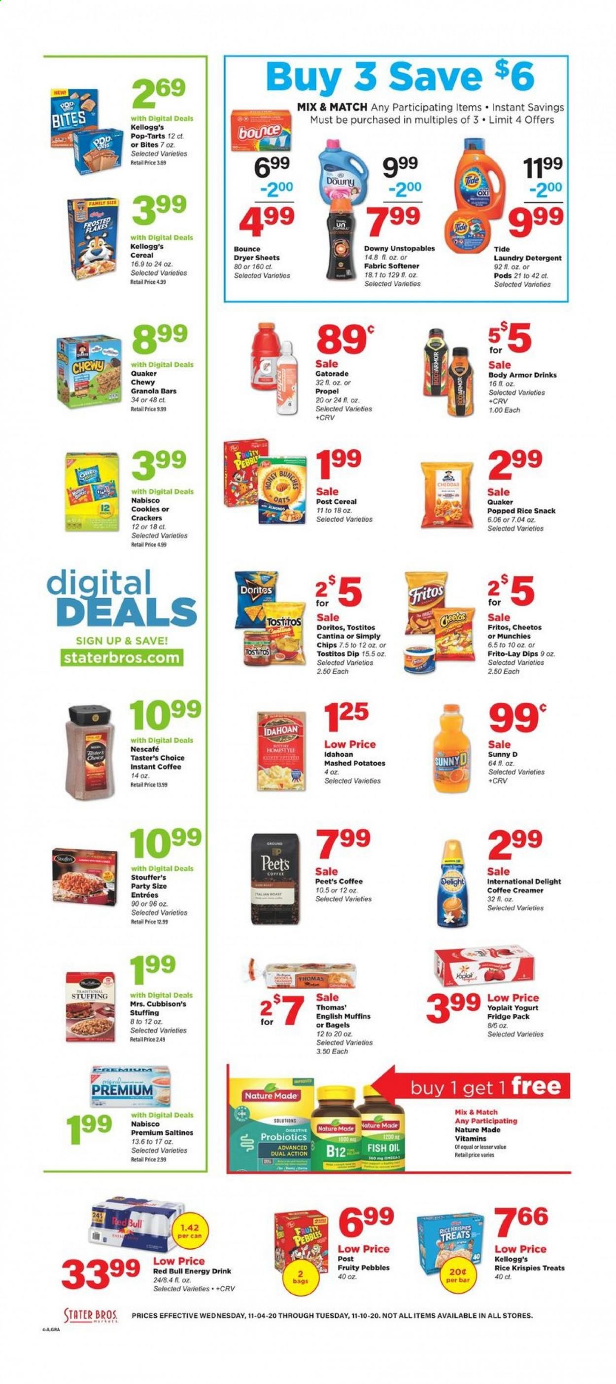Stater Bros. Weekly Ad Flyer November 4 to November 10