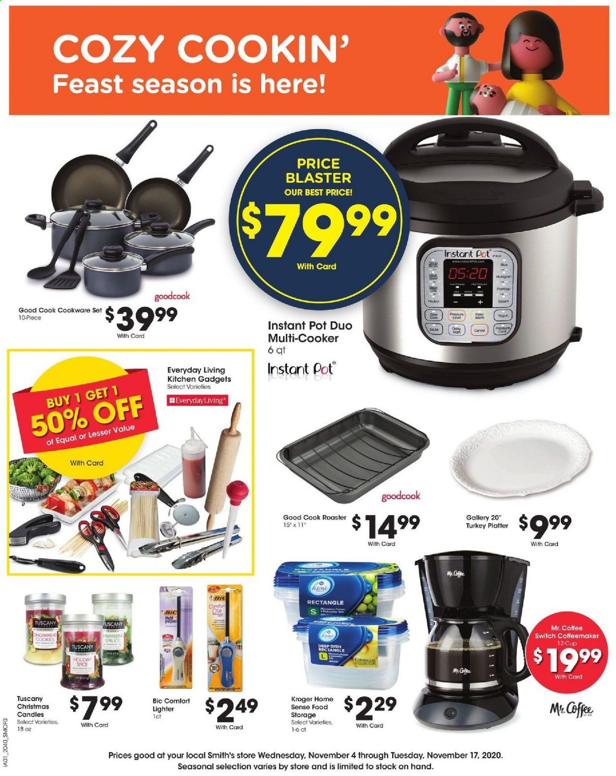 Smith's (AZ, ID, MT, NM, NV, UT, WY) Weekly Ad Flyer November 4 to November 17