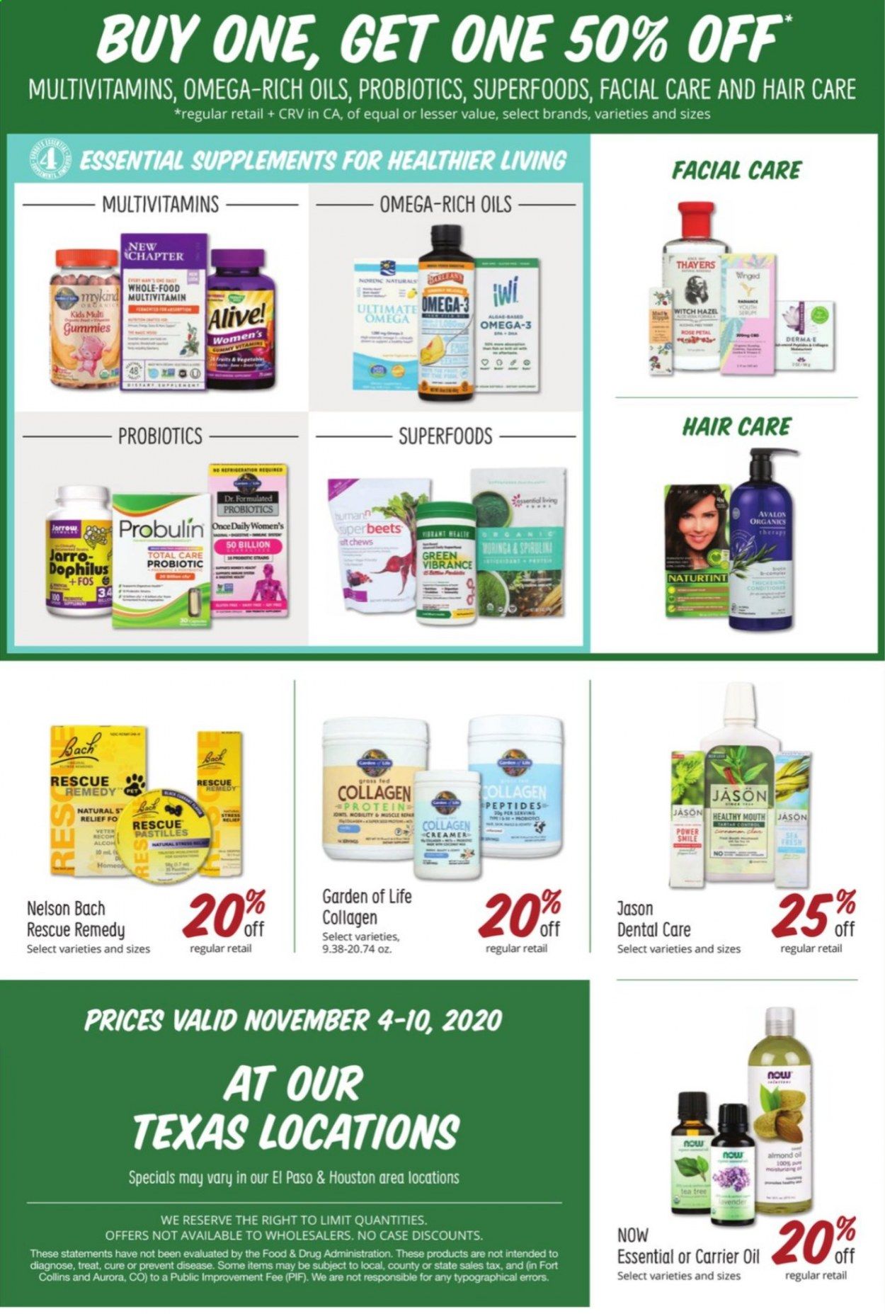 Sprouts Weekly Ad Flyer November 4 to November 10