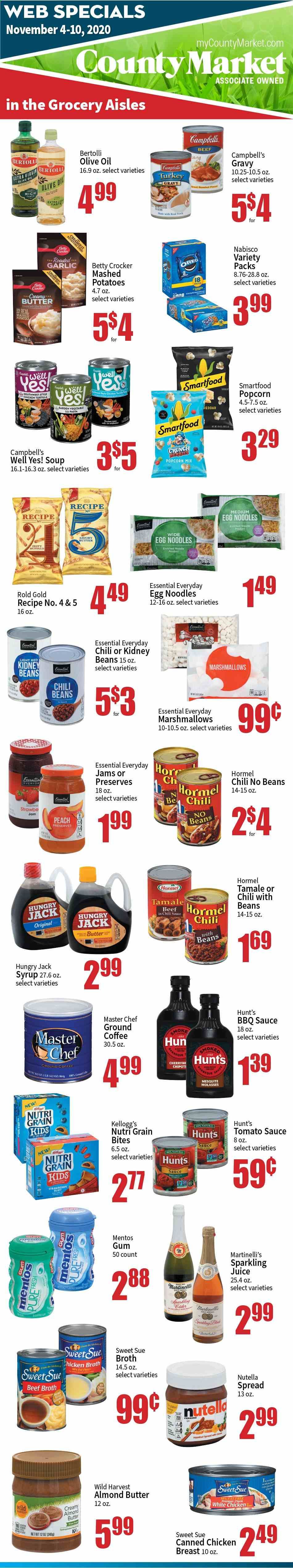 County Market Weekly Ad Flyer November 4 to November 10