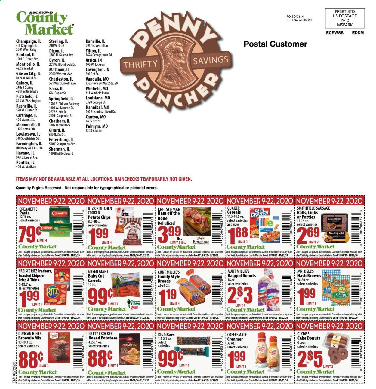 County Market Weekly Ad Flyer October 27 to November 22