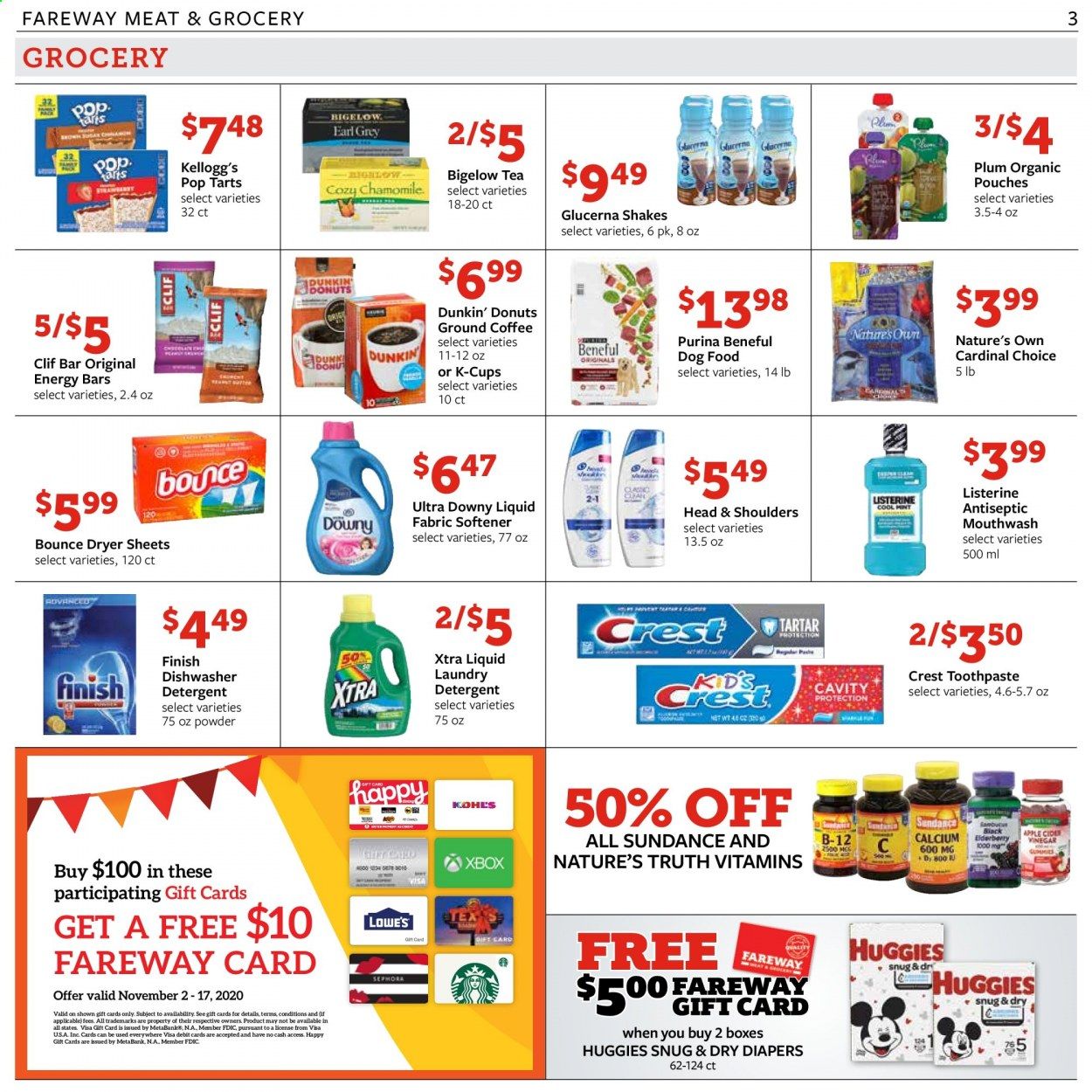 Fareway (IA, IL, MN, MO, NE, SD) Weekly Ad Flyer November 3 to November 9