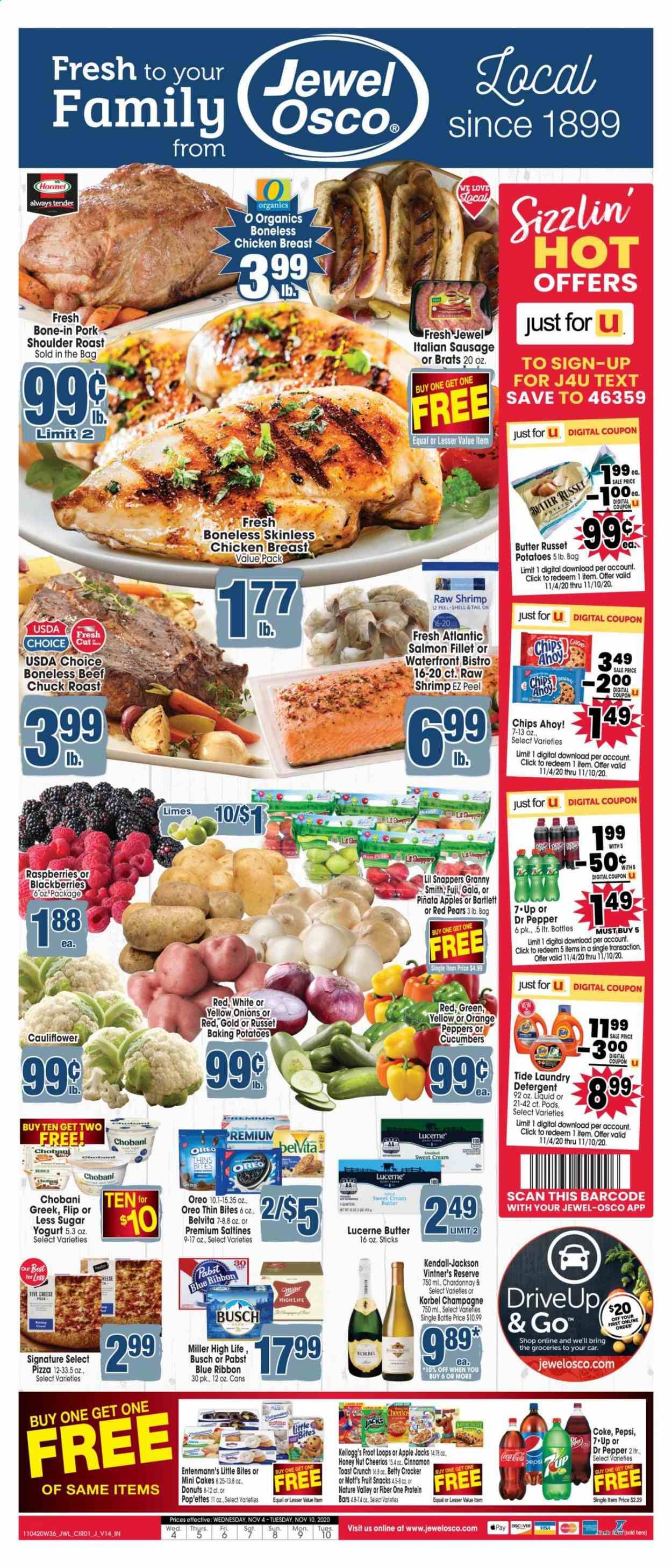 Jewel Osco (IN) Weekly Ad Flyer November 4 to November 10