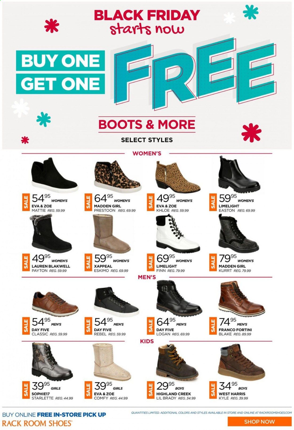 Rack Room Shoes Weekly Ad Flyer October 29 to November 21