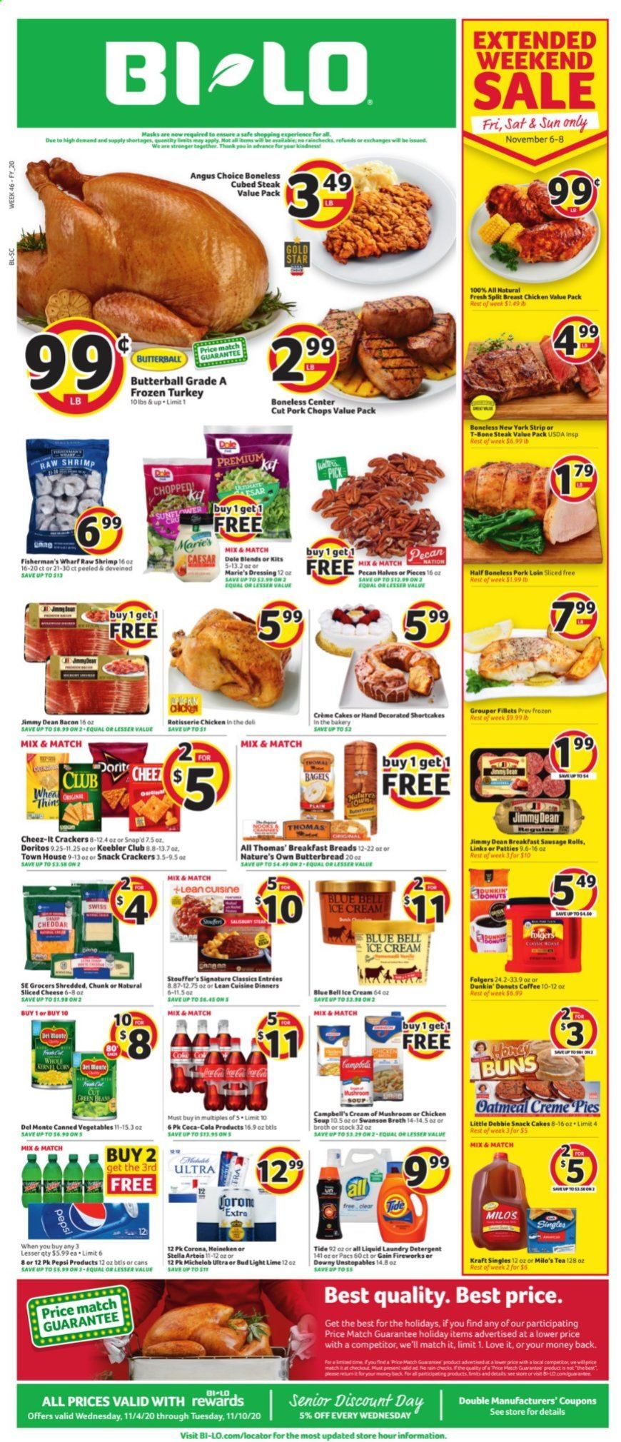BI-LO Weekly Ad Flyer November 4 to November 10