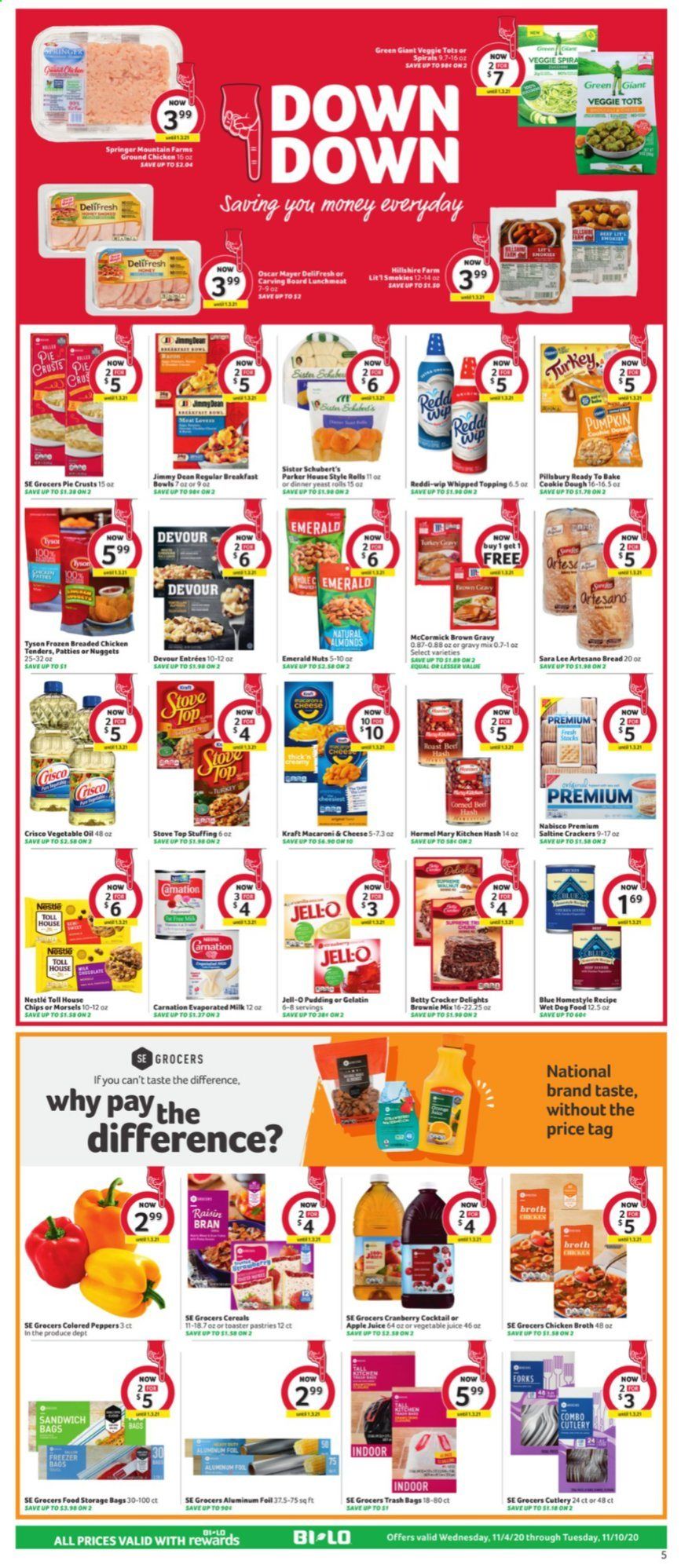 BI-LO Weekly Ad Flyer November 4 to November 10