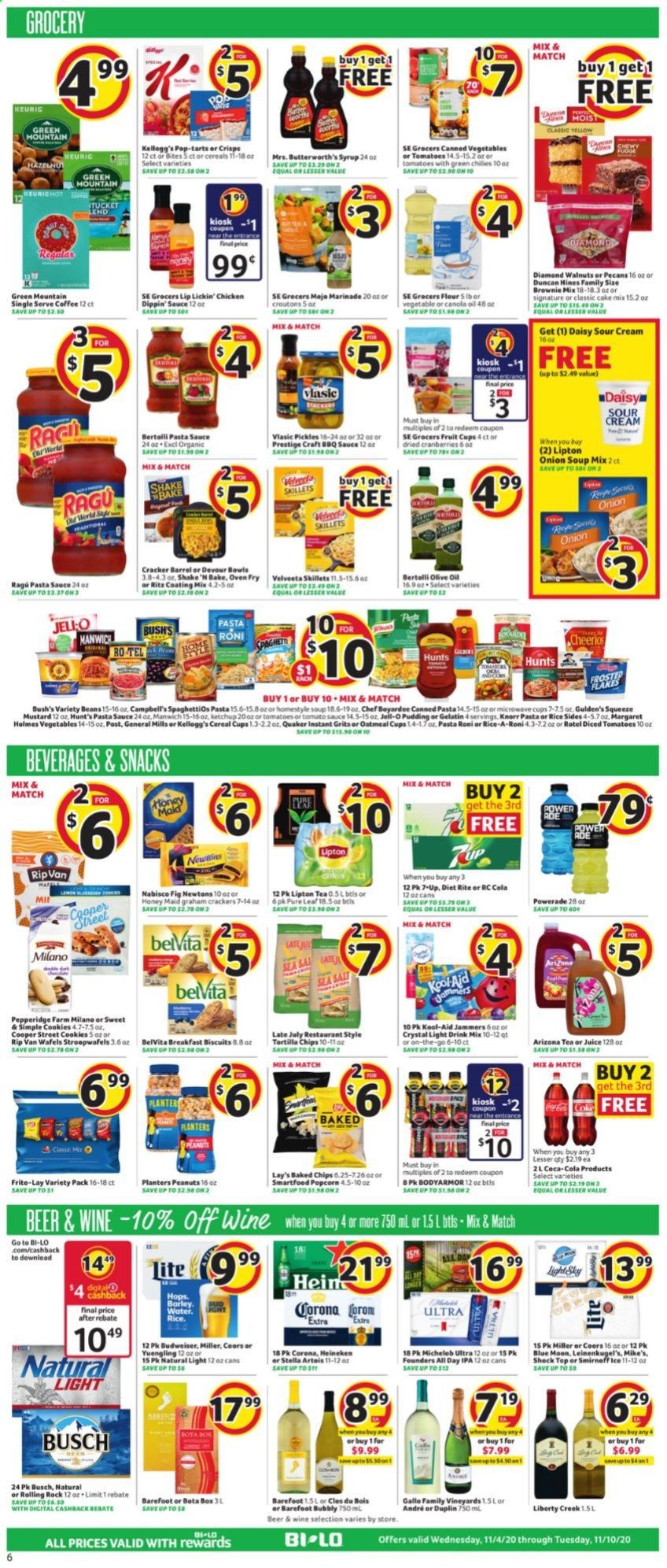 BI-LO Weekly Ad Flyer November 4 to November 10