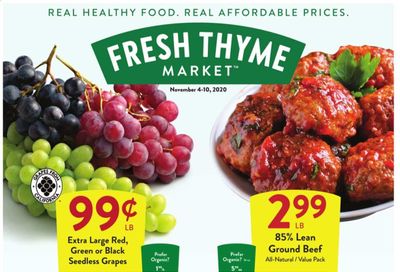 Fresh Thyme Weekly Ad Flyer November 4 to November 10
