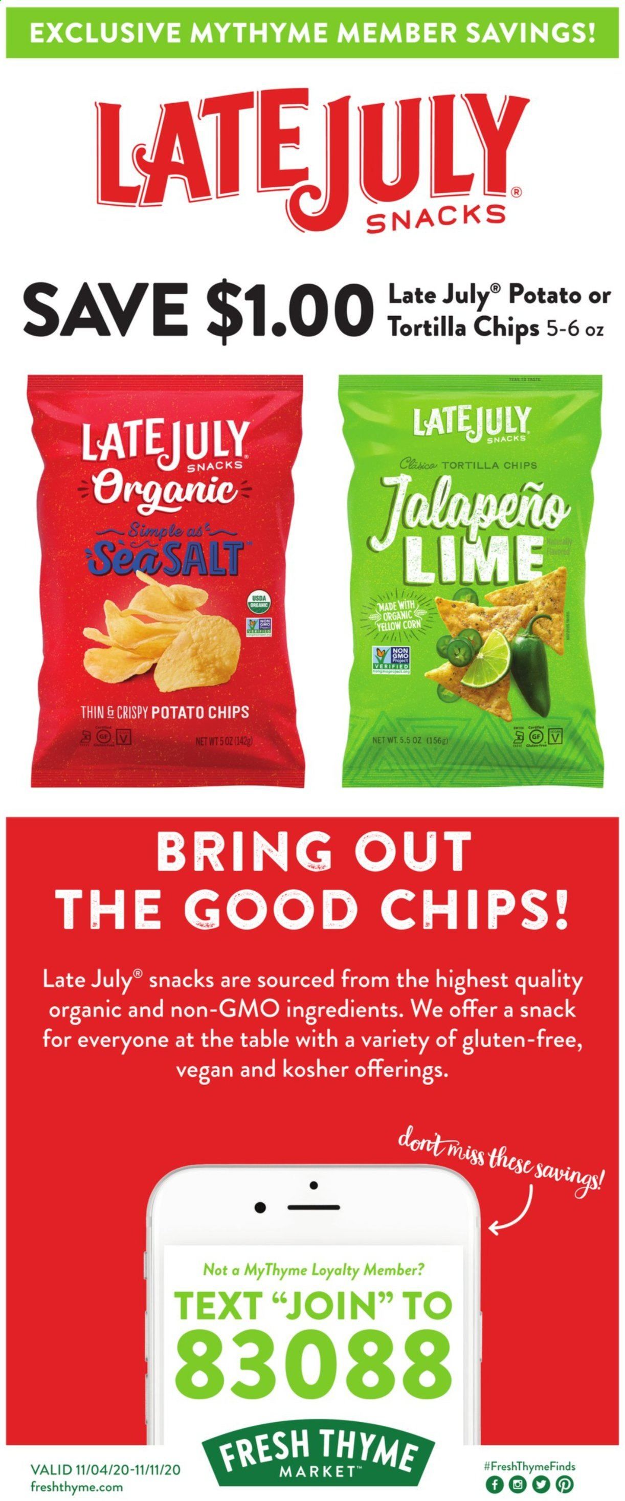 Fresh Thyme Weekly Ad Flyer November 4 to November 10