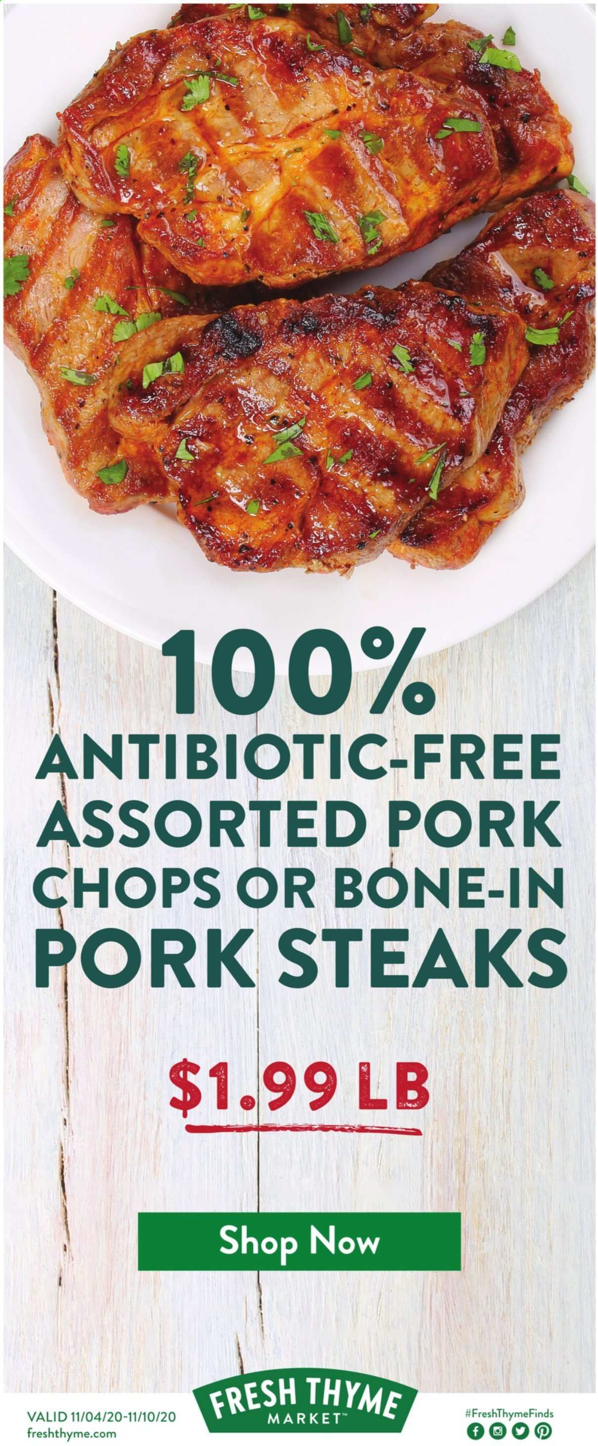 Fresh Thyme Weekly Ad Flyer November 4 to November 10