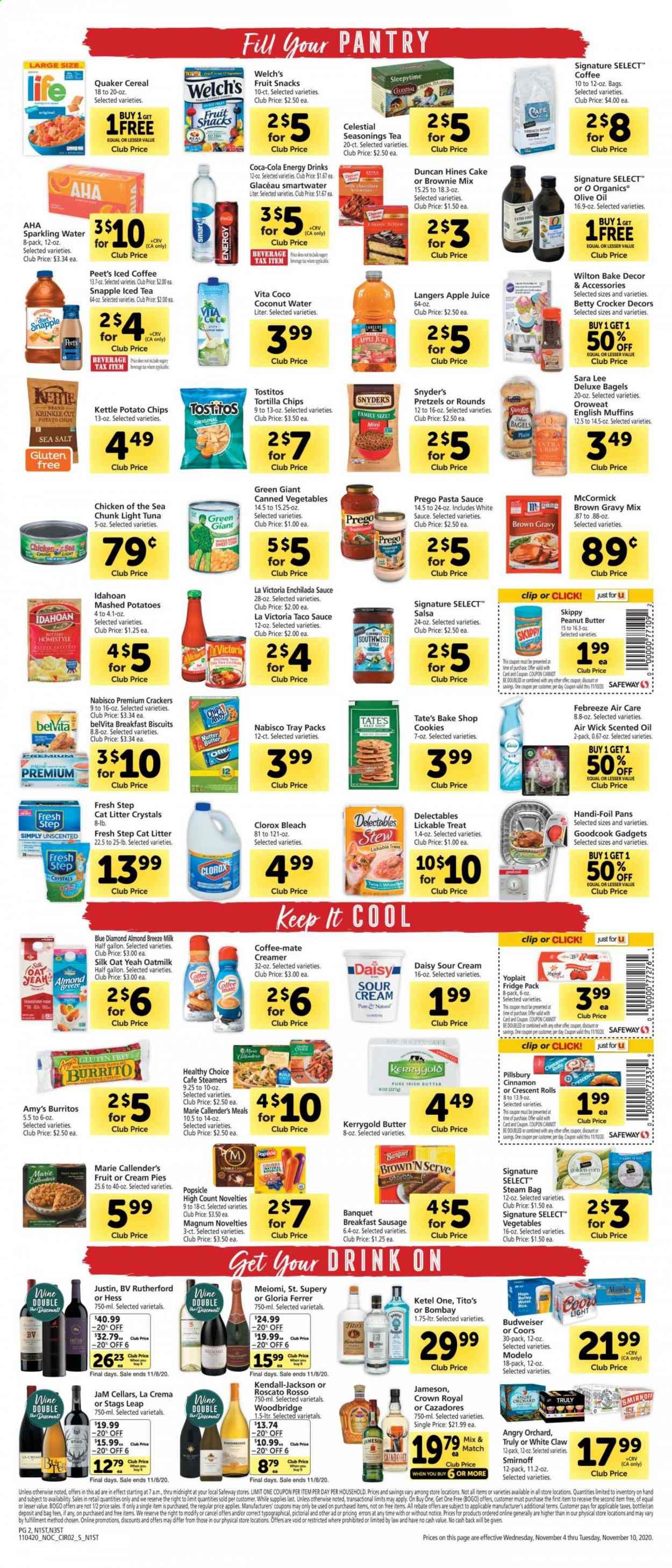 Safeway (AZ, CA, CO, HI, MD, NE, OR, VA, WA) Weekly Ad Flyer November 4 to November 10