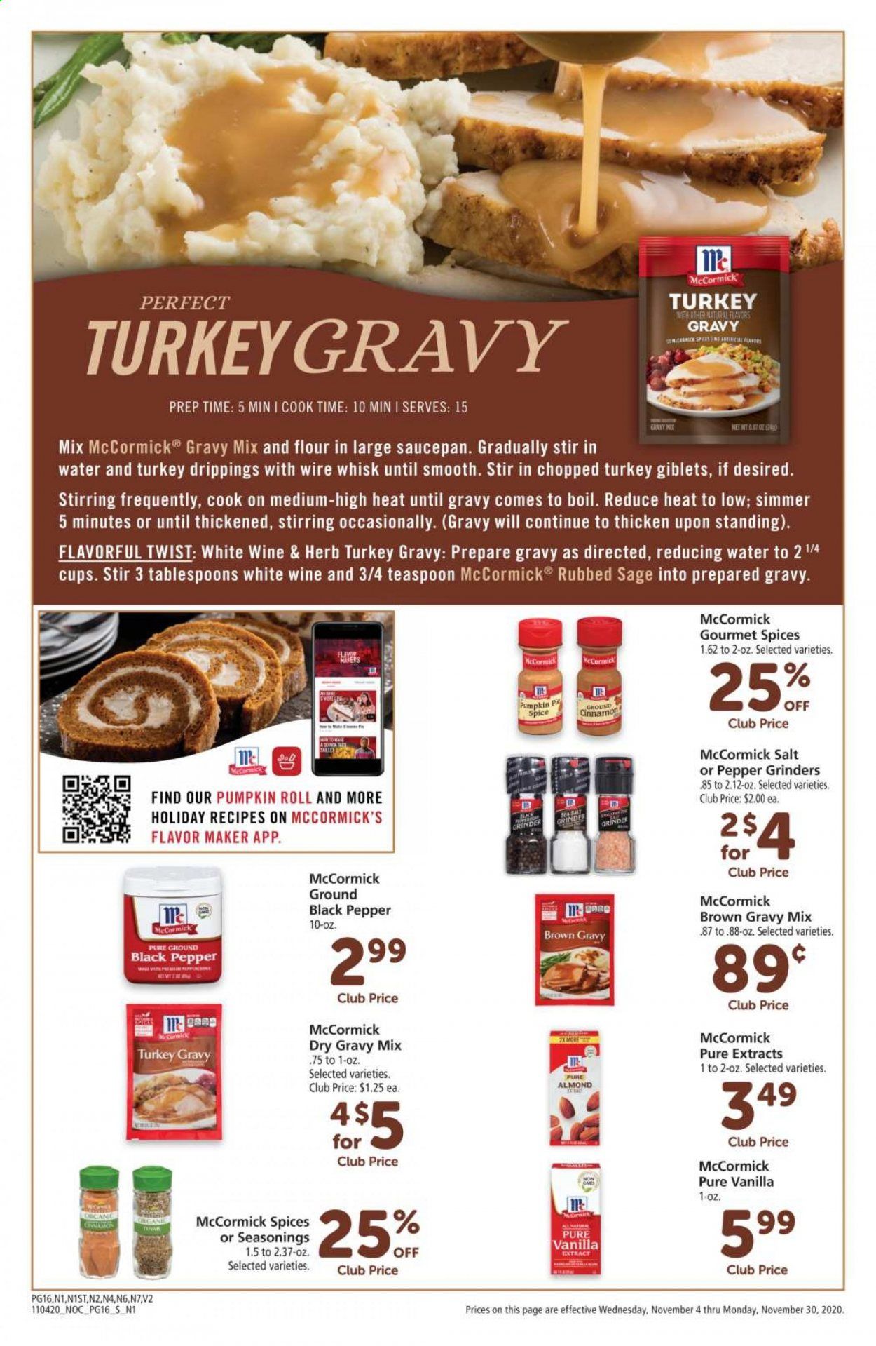 Safeway Weekly Ad Flyer November 4 to November 30