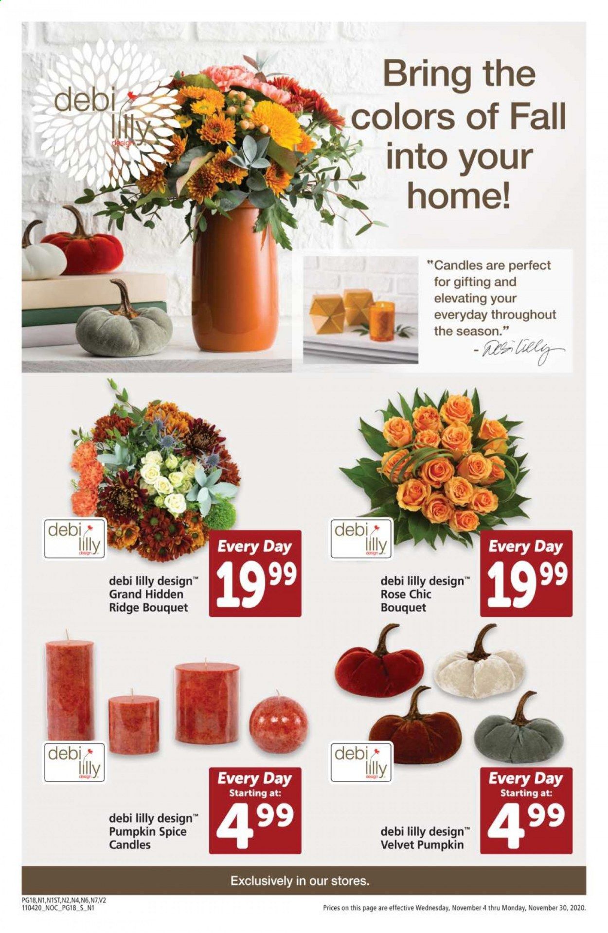 Safeway Weekly Ad Flyer November 4 to November 30
