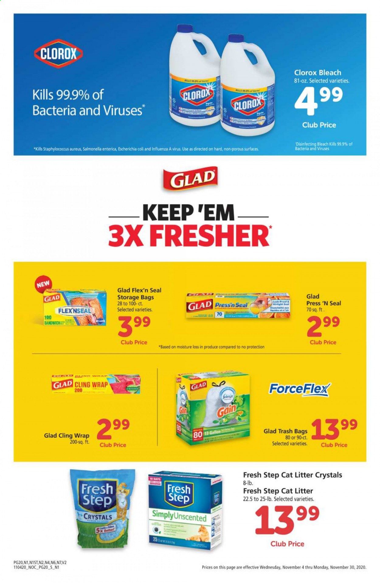 Safeway Weekly Ad Flyer November 4 to November 30