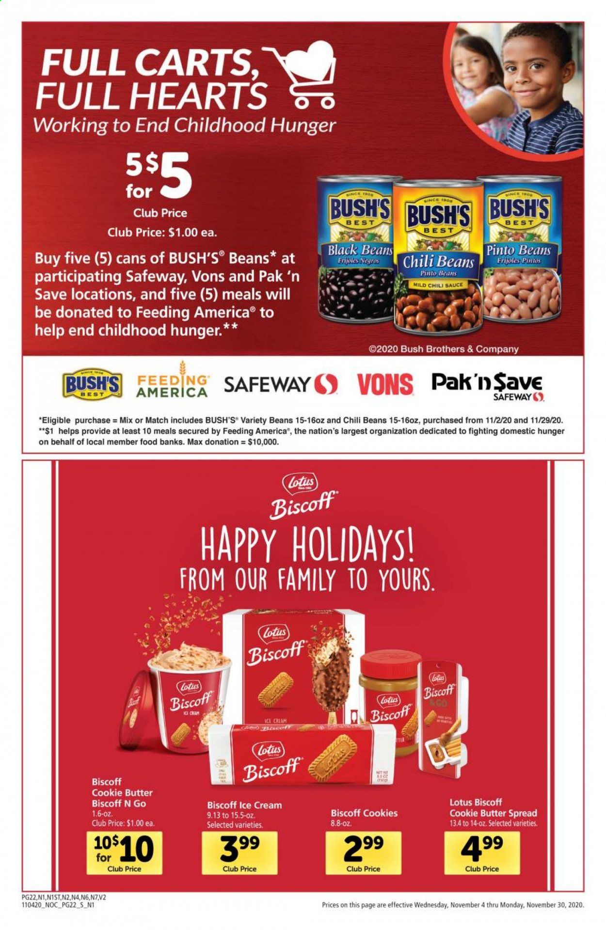 Safeway Weekly Ad Flyer November 4 to November 30
