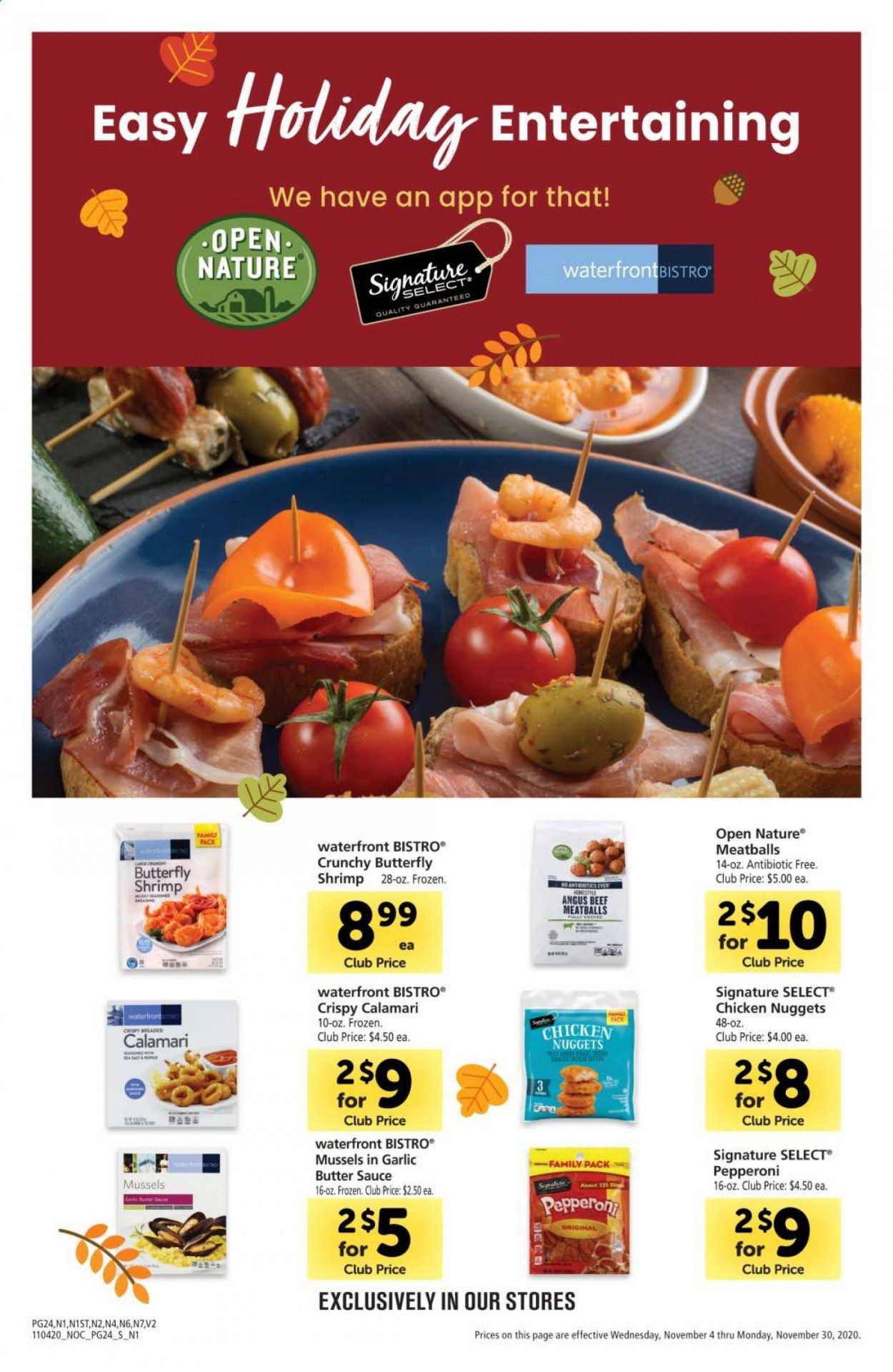 Safeway Weekly Ad Flyer November 4 to November 30