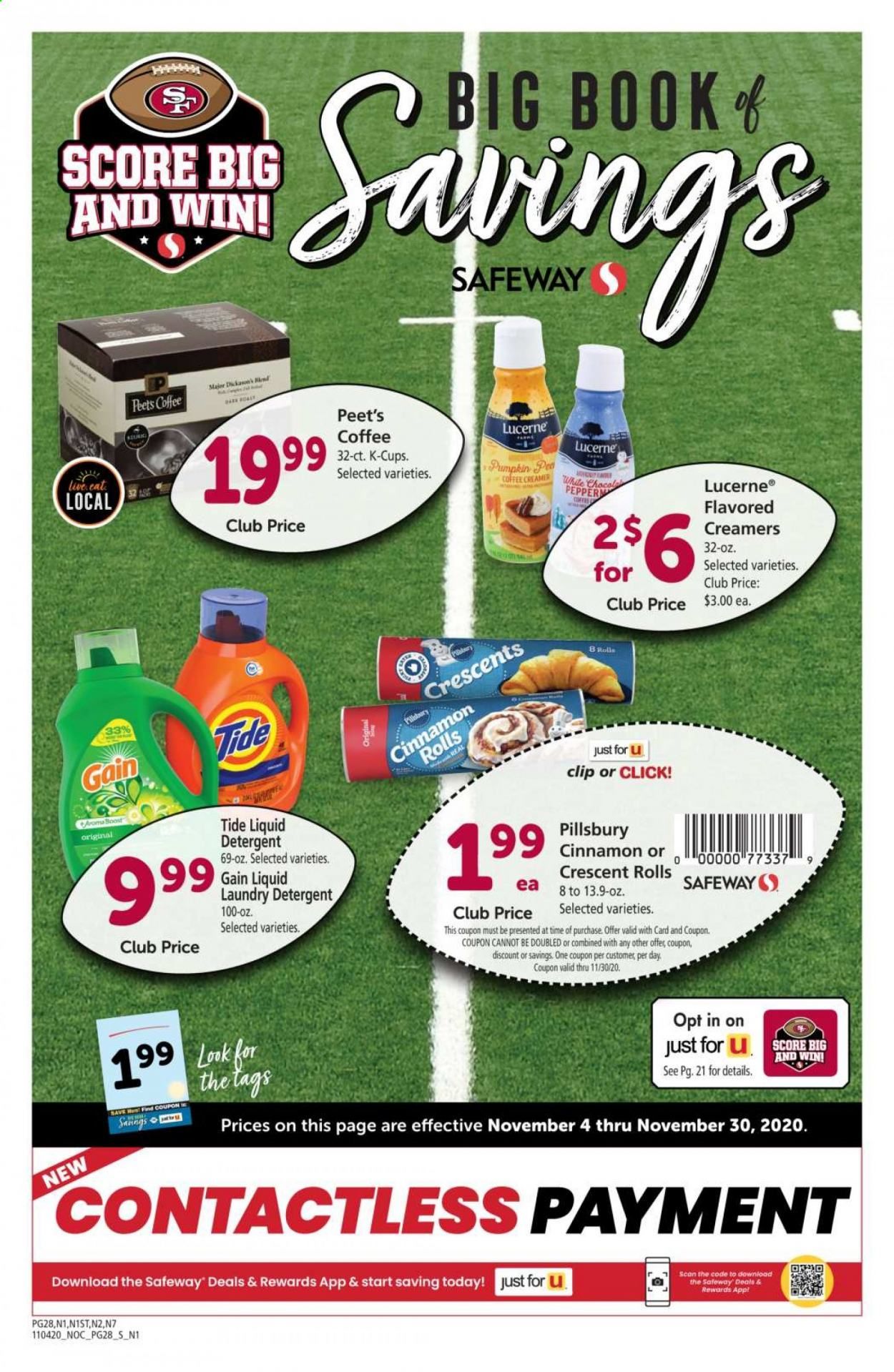 Safeway Weekly Ad Flyer November 4 to November 30