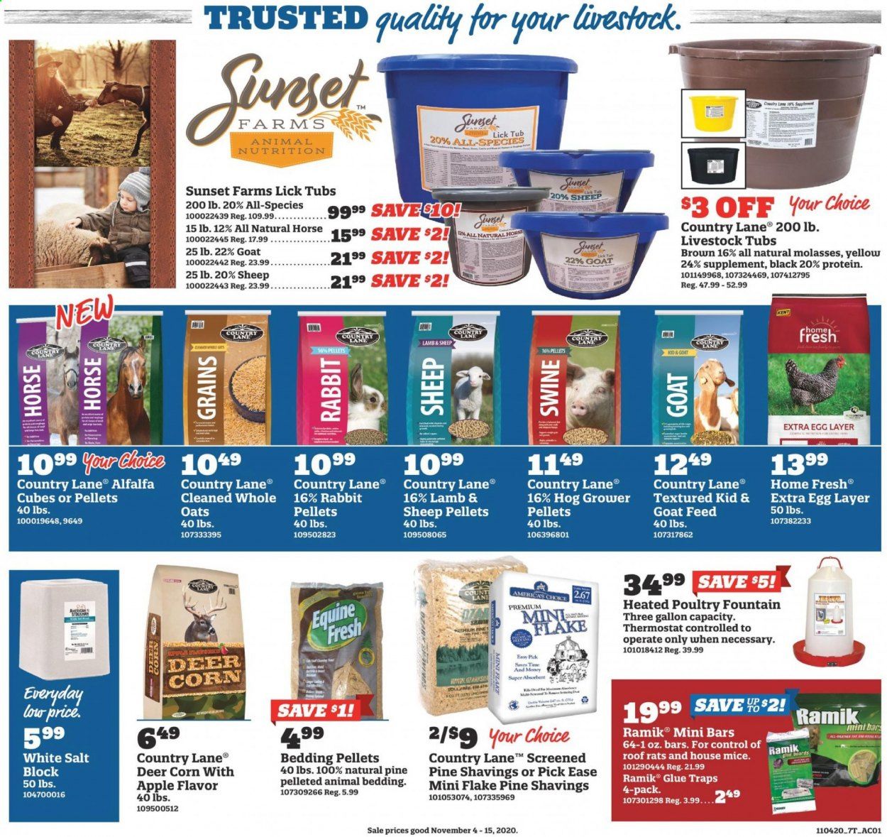 Orscheln Farm and Home Weekly Ad Flyer November 4 to November 15