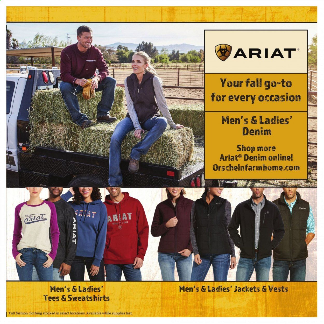 Orscheln Farm and Home Weekly Ad Flyer October 14 to December 31