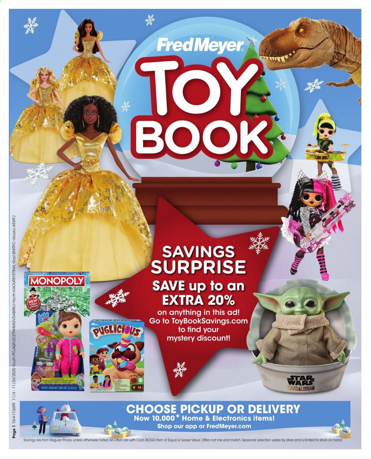 Fred Meyer (DC, DE, NJ, NY, PA, VA) Weekly Ad Flyer November 4 to November 24