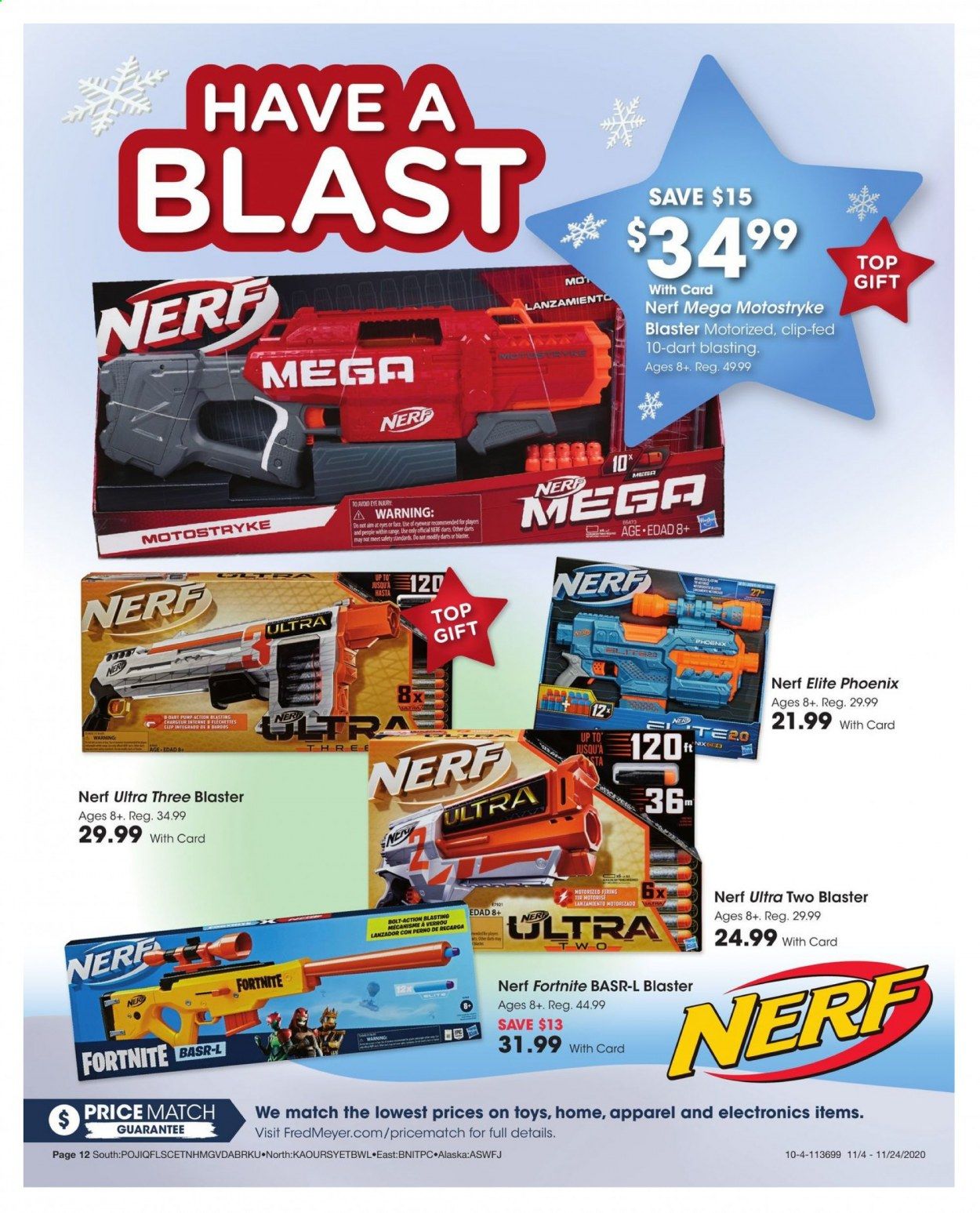 Fred Meyer (DC, DE, NJ, NY, PA, VA) Weekly Ad Flyer November 4 to November 24