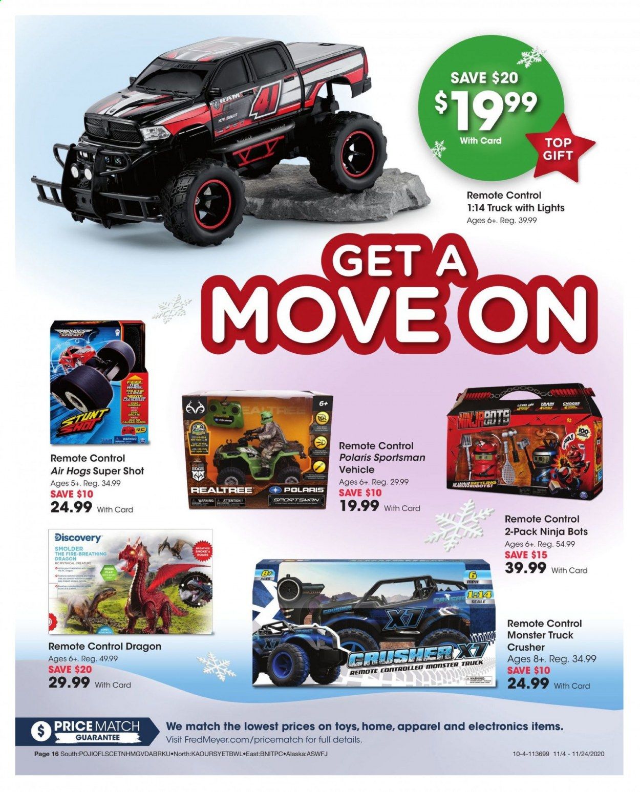 Fred Meyer (DC, DE, NJ, NY, PA, VA) Weekly Ad Flyer November 4 to November 24