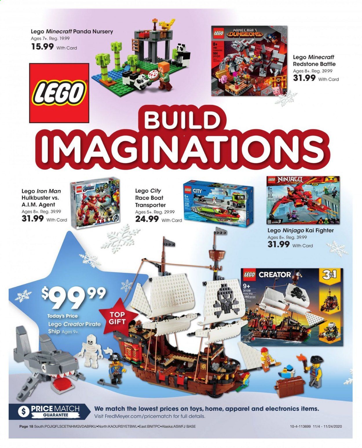 Fred Meyer (DC, DE, NJ, NY, PA, VA) Weekly Ad Flyer November 4 to November 24