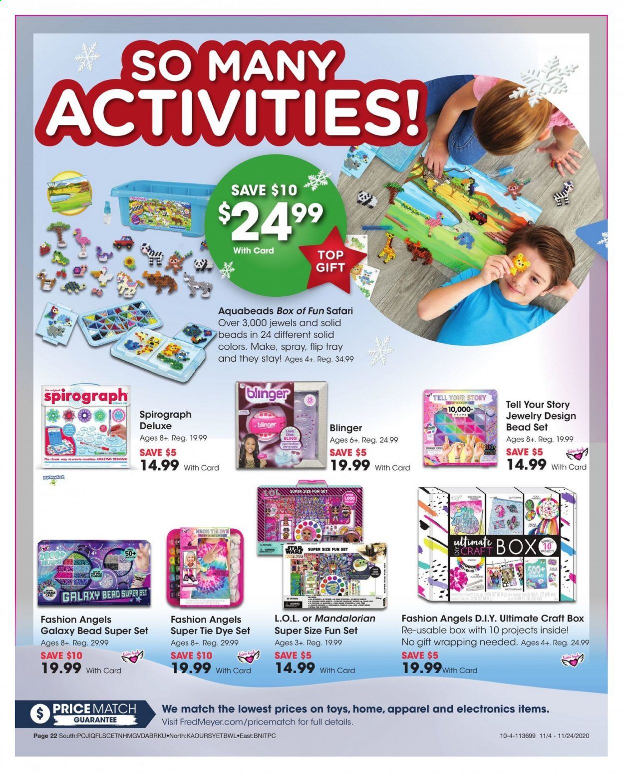 Fred Meyer (DC, DE, NJ, NY, PA, VA) Weekly Ad Flyer November 4 to November 24