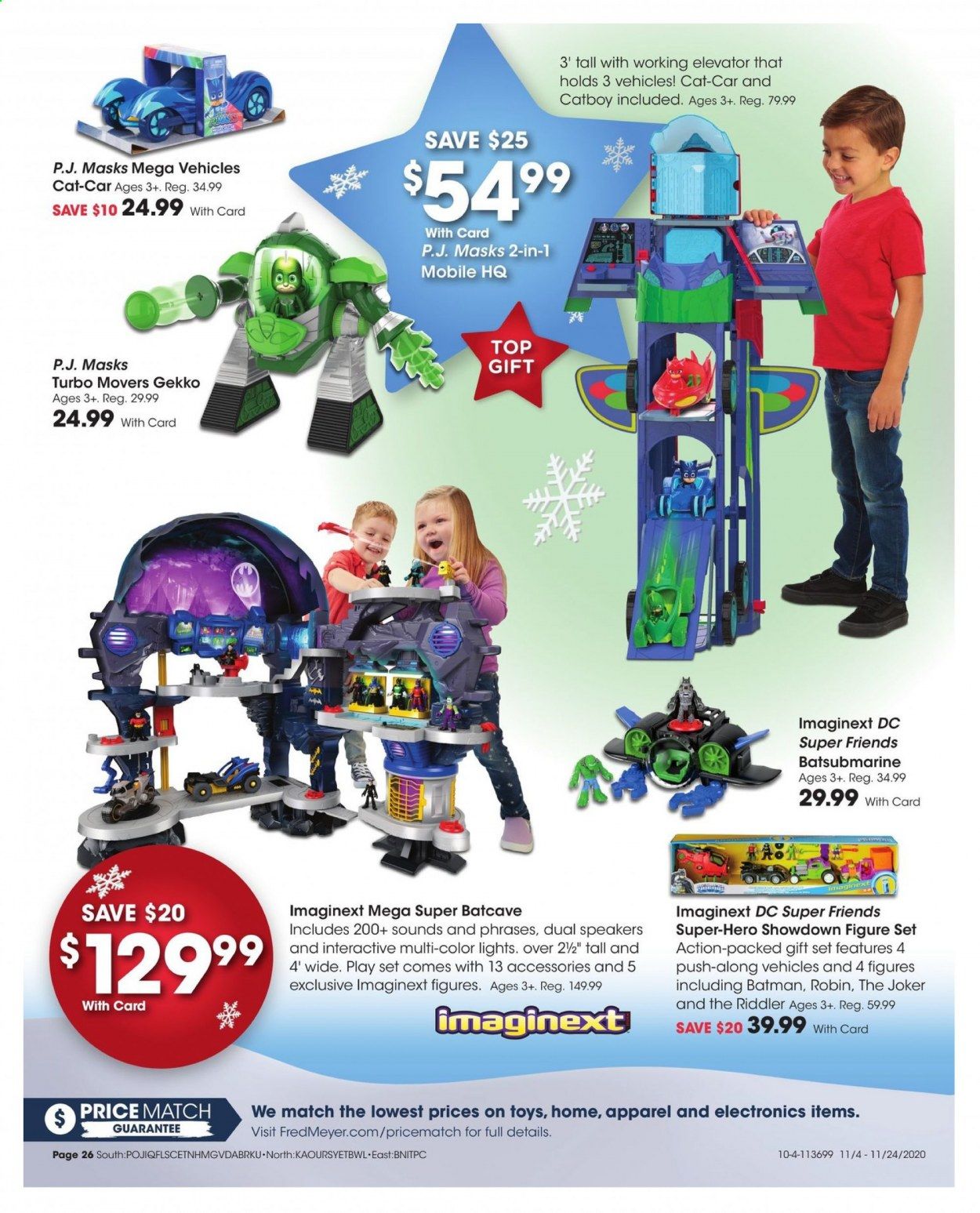 Fred Meyer (DC, DE, NJ, NY, PA, VA) Weekly Ad Flyer November 4 to November 24