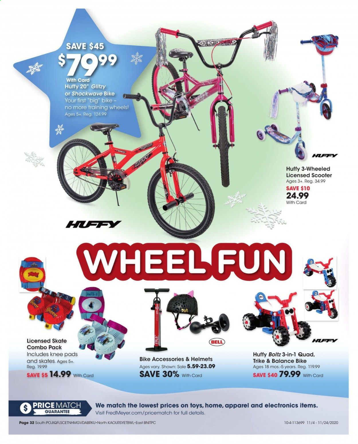 Fred Meyer (DC, DE, NJ, NY, PA, VA) Weekly Ad Flyer November 4 to November 24