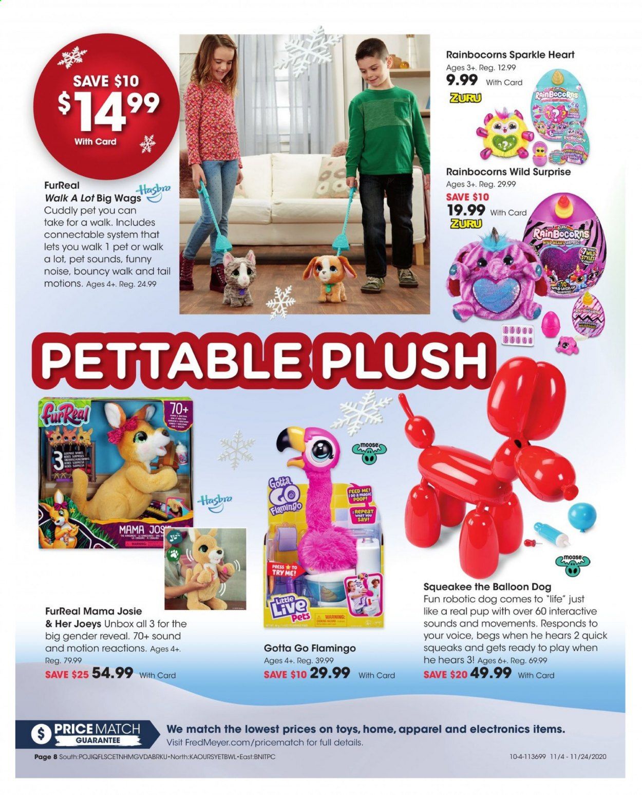 Fred Meyer (DC, DE, NJ, NY, PA, VA) Weekly Ad Flyer November 4 to November 24